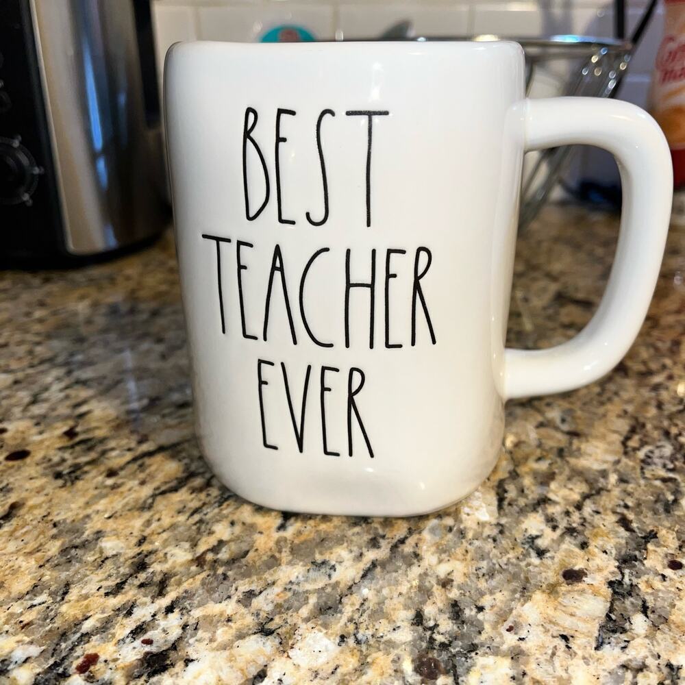 Rae Dunn “Best Teacher Ever” Artisan Mug